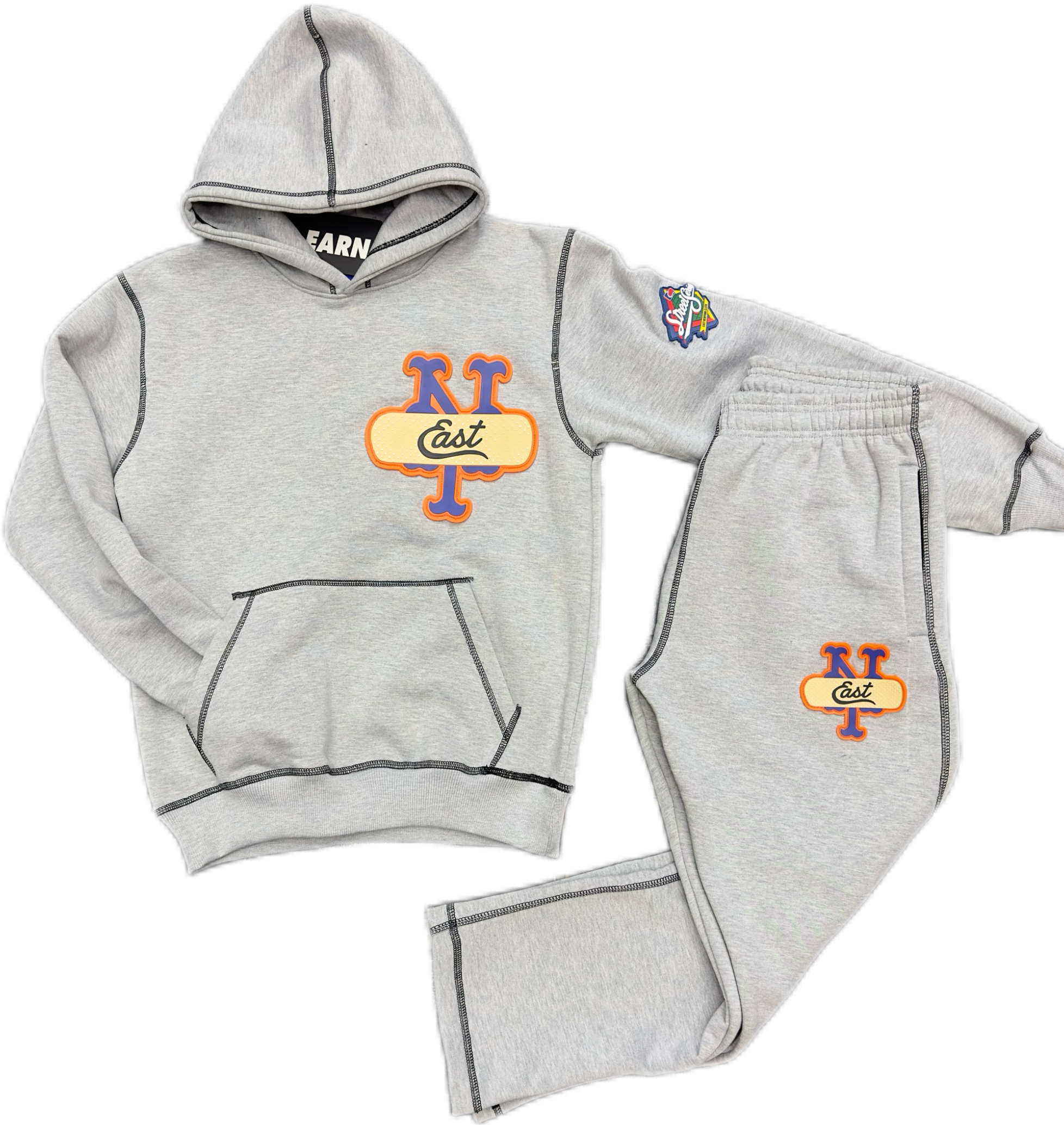 ENY Neighborhood Sweatsuit (Grey Mets)
