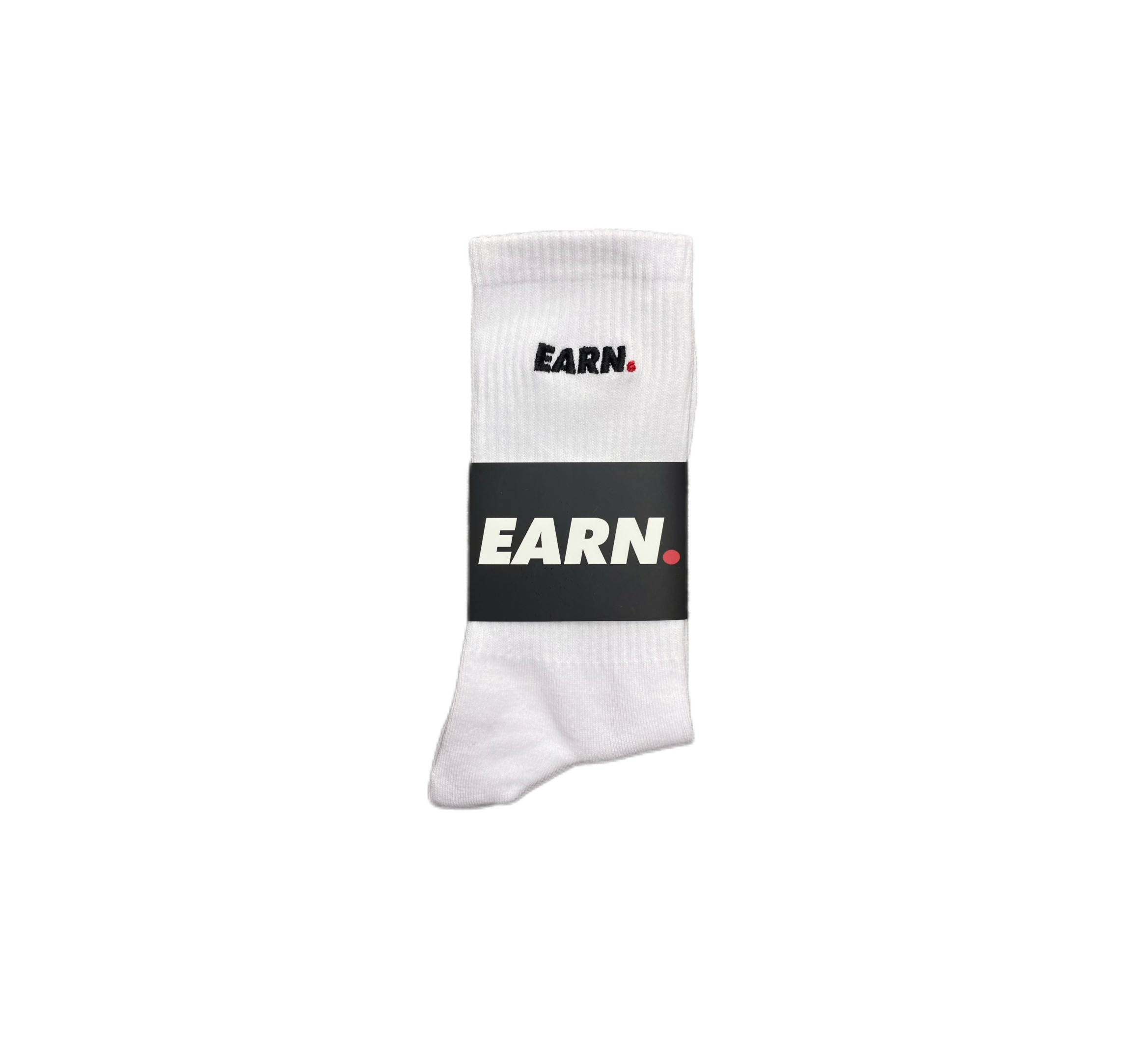 Earn Classic Crew Sock (WHITE)