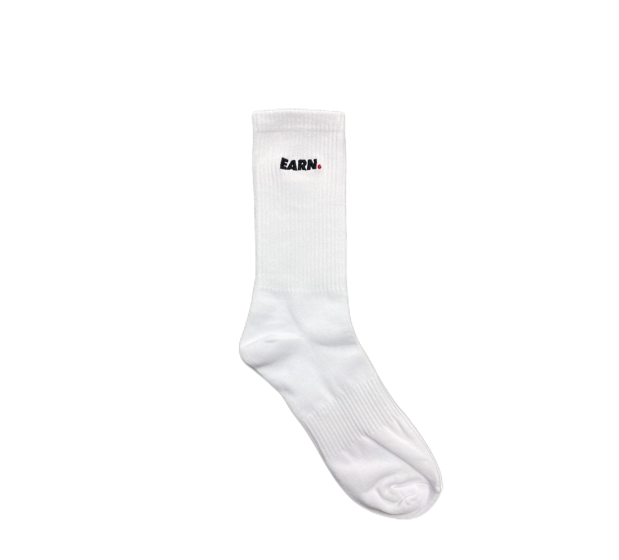Earn Classic Crew Sock (WHITE)