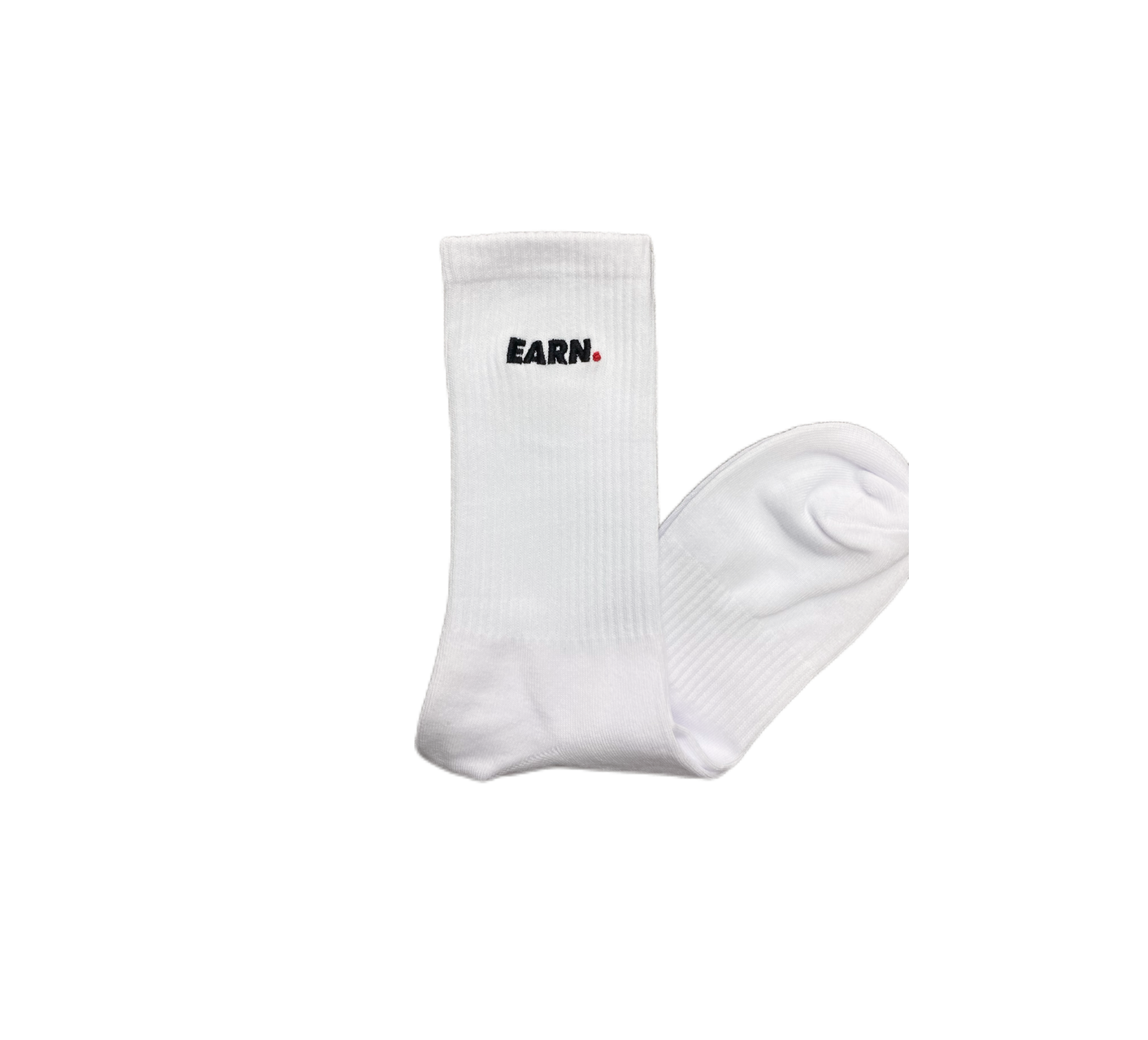 Earn Classic Crew Sock (WHITE)