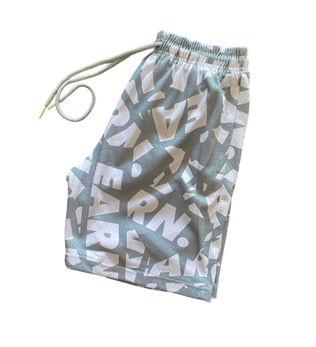 E DOT LOGO SHORTS