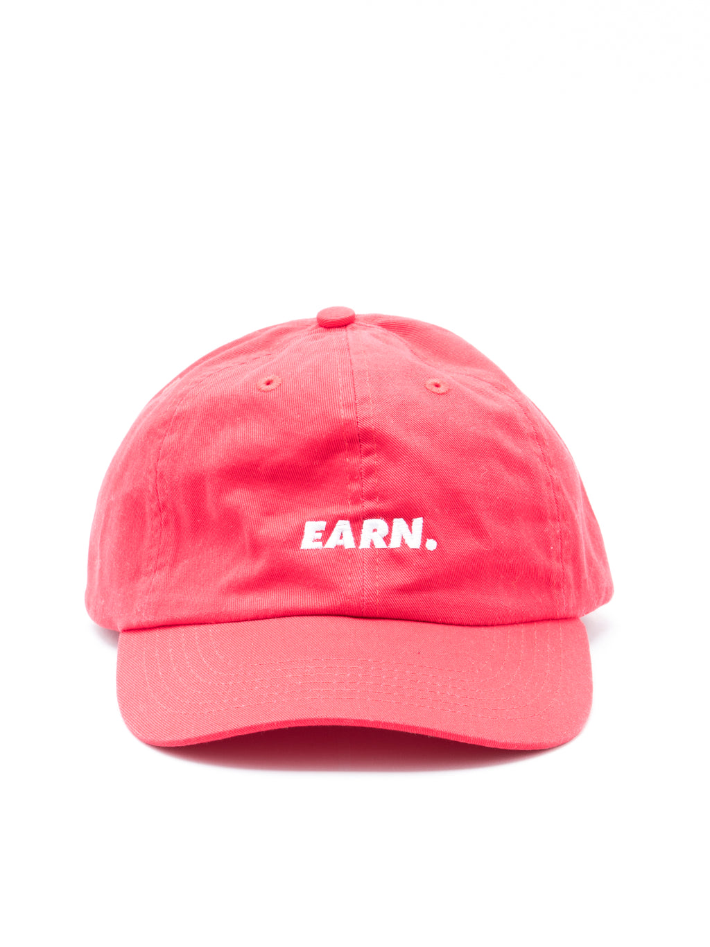 EARN W/ DOT DAD HAT - RED