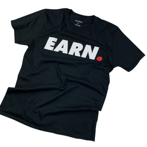 EARN W/ DOT TEE - BLACK